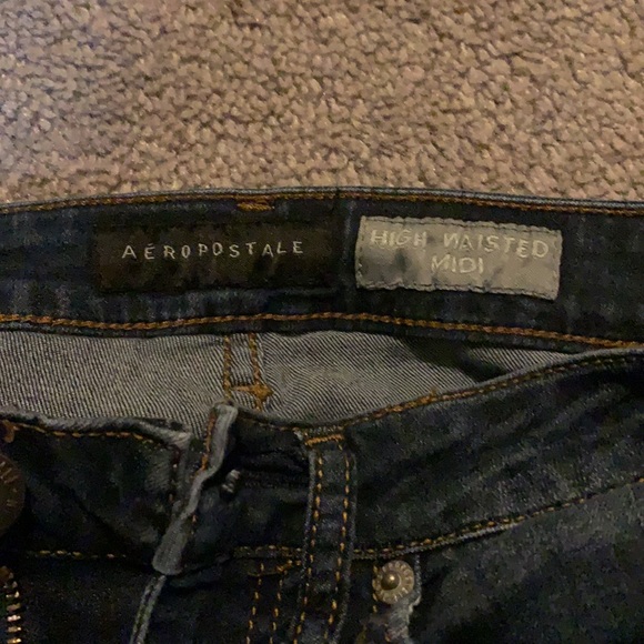 Aeropostale dark blue denim shorts - Picture 3 of 3